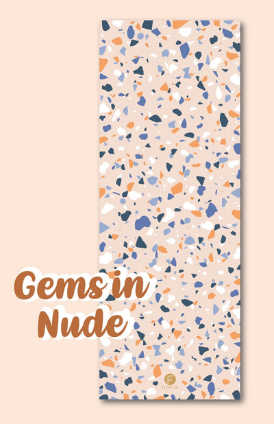 Gems in Nude Travel Mat